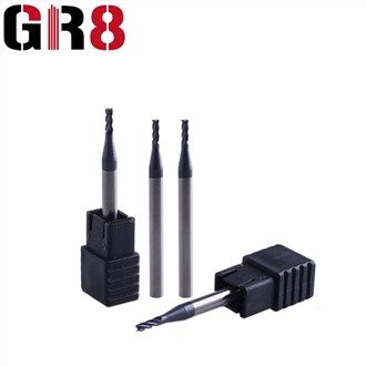 2-brúsová plochá fréza s mikropriemerom